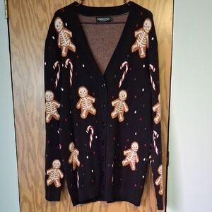 Foxblood Christmas  Cardigan Sweater